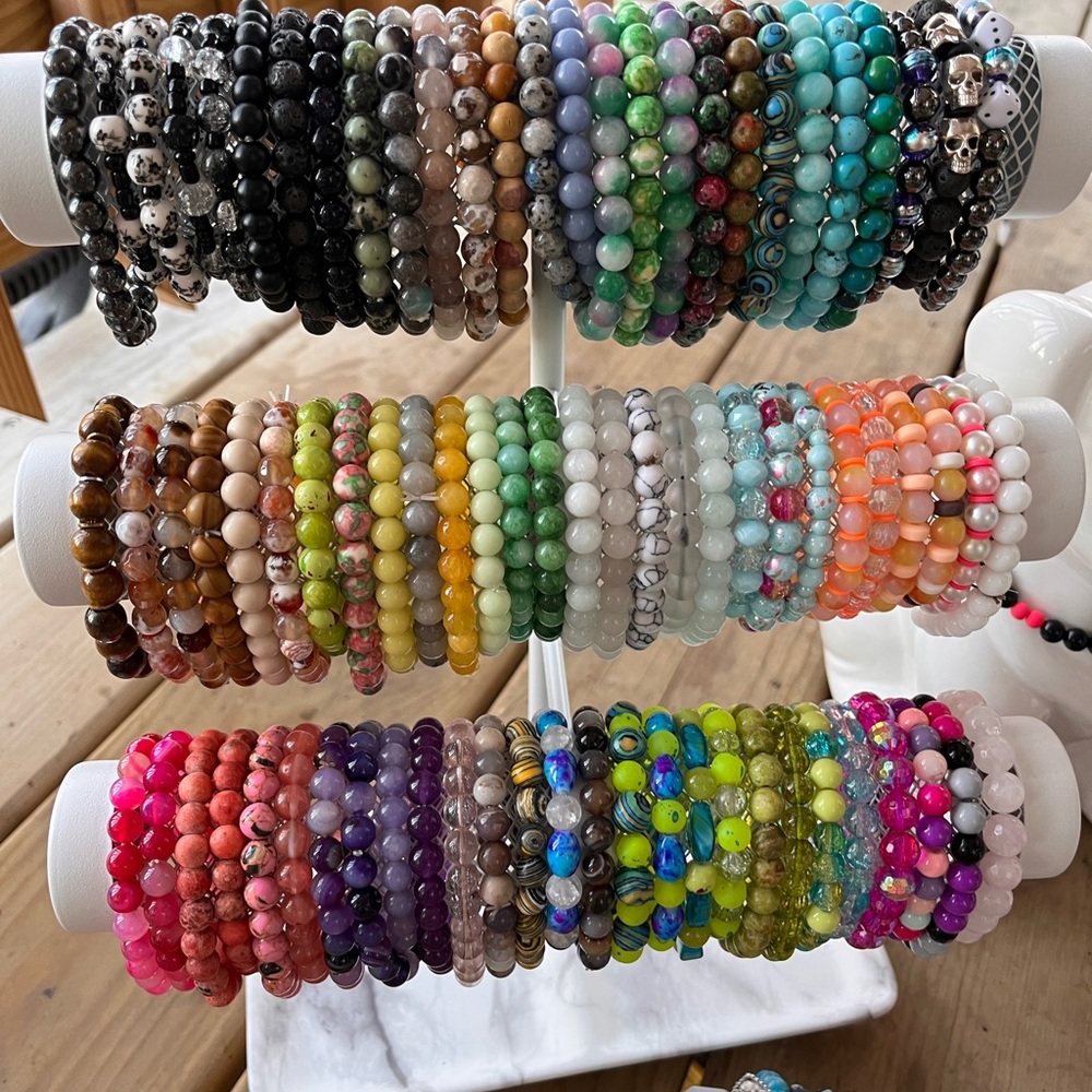 Beads4Bears Eco+ Gorgeous Handcrafted 8mm Bracelets with Natural Materials